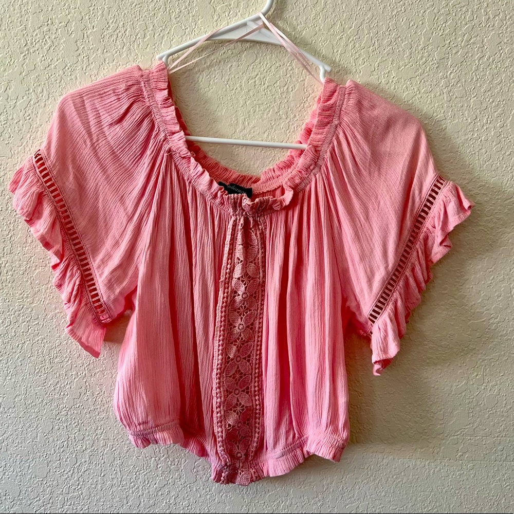 Ambiance Pink Crop top
